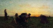 Jules Breton The Weeders, oil on canvas painting by Metropolitan Museum of Art Spain oil painting artist